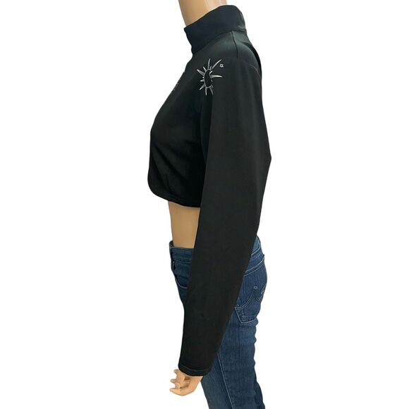 Disturbia 🖤 Esoteria Underbust Crop Top Tattoo Print - Picture 4 of 7